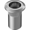 Bsc Preferred 18-8 Stainless Steel Heavy-Duty Rivet Nut M4 x .70 Internal Thread .5-2.5mm Material Thickness, 10PK 97467A612